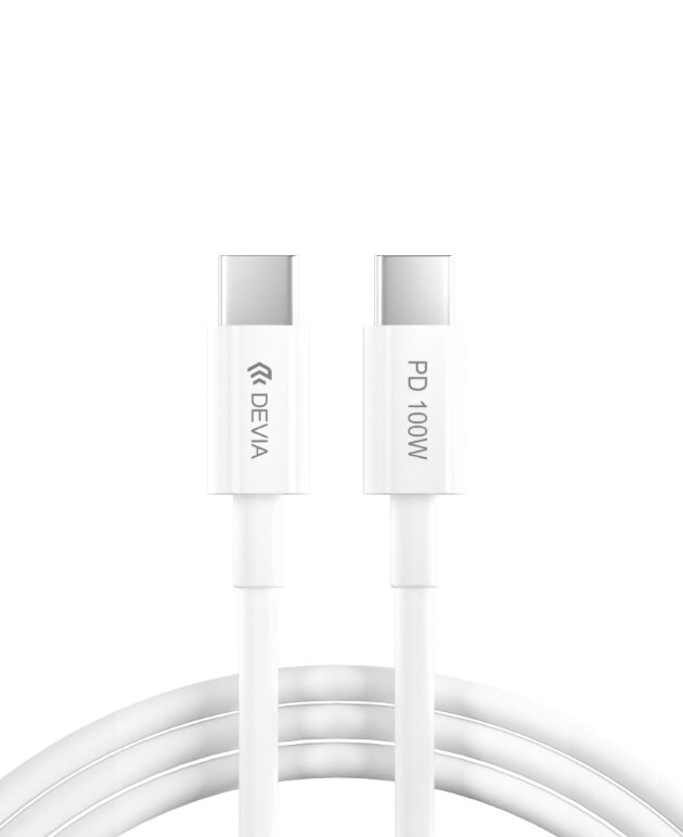 Devia Smart Series 100W C To C PD Cable(5A,1.5M) wihte(NEW)
