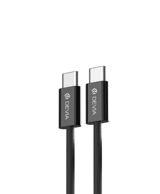 Devia Smart Series C To C PD 60W Fast Woven Cable(1M) black(NEW)