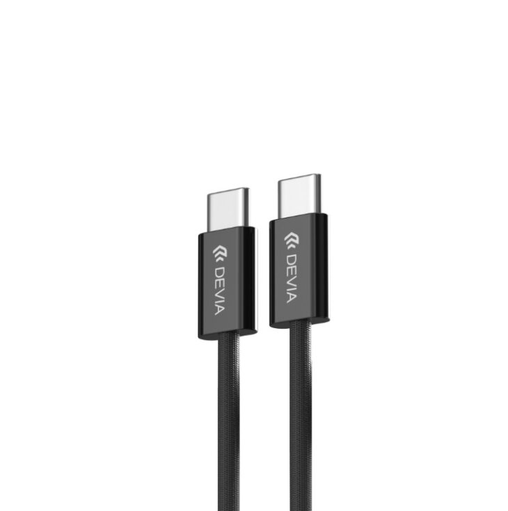 Devia Smart Series C To C PD 60W Fast Woven Cable(1M) black(NEW)