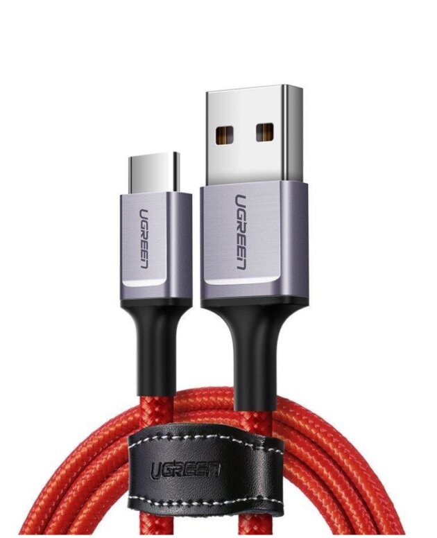 Ugreen USB to TypeC Nickel Plated Braid 1m(NEW)