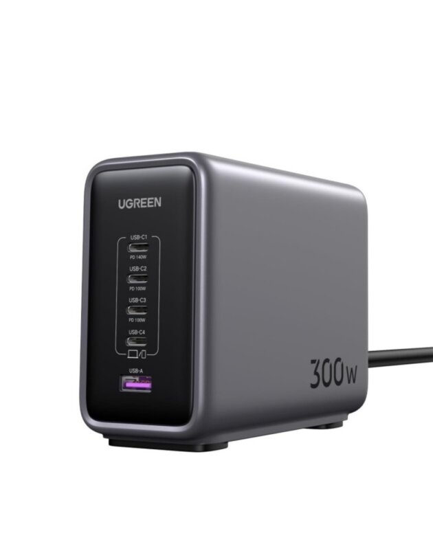 Ugreen Nexode (300W) 5 Port Gan Fast Charger UK(NEW)